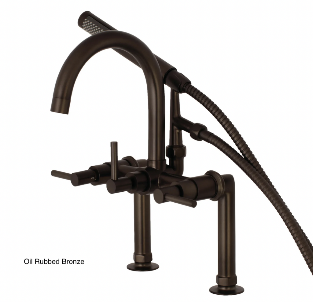 Goose Neck Deck Mount Oil Rubbed Bronze