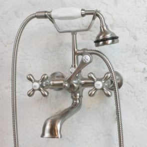 Victorian-Wall-Mount-Tub-Faucet-BRUSHED-NICKEL