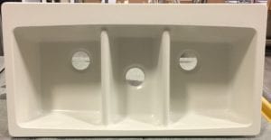 Triple bowl kitchen sink 2