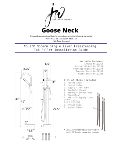 Goose Neck With Logo - JetstreamWorks