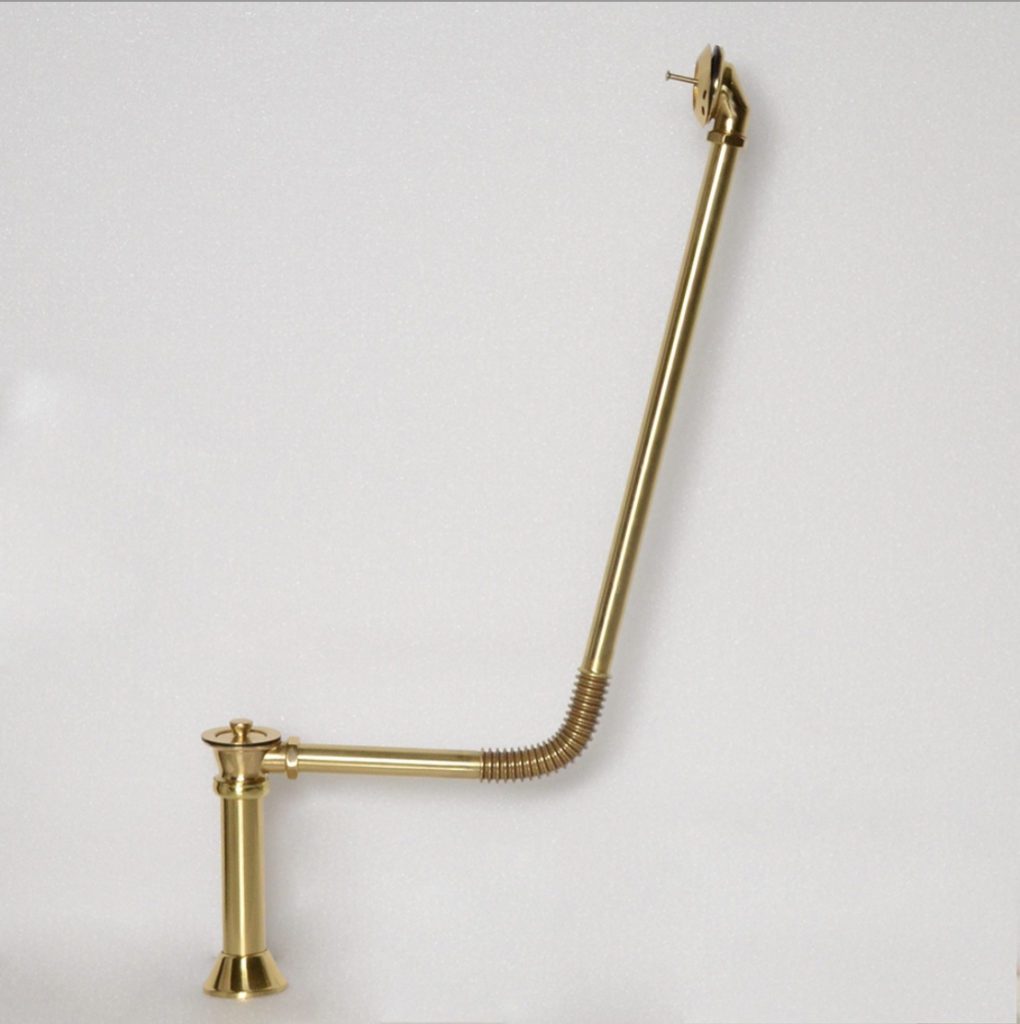 Victorian Drain Polished Brass